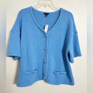 Talbots Blue Women's Cardigan Sweater